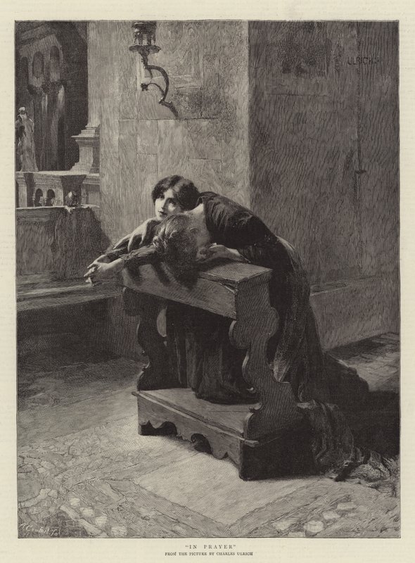 In preghiera da Charles Frederic Ulrich