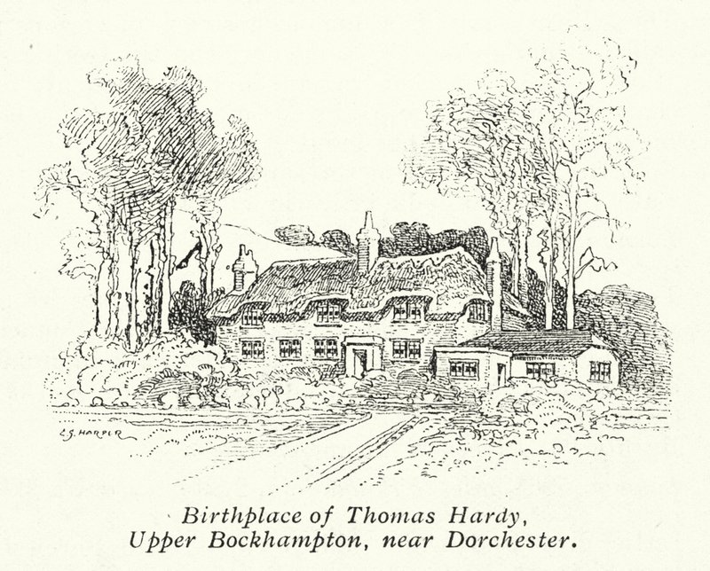 Luogo di nascita di Thomas Hardy, Upper Bockhampton, vicino a Dorchester da Charles George Harper
