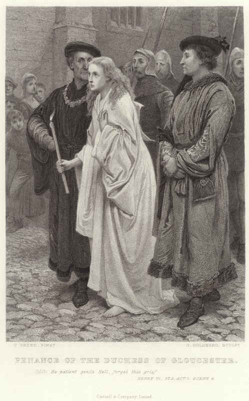 Penitenza della Duchessa di Gloucester, Enrico VI, Pt 2, Atto 2, Scena 4 da Charles Green