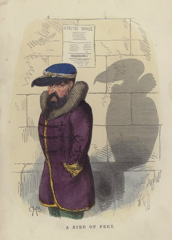 Un uccello rapace da Charles Henry Bennett