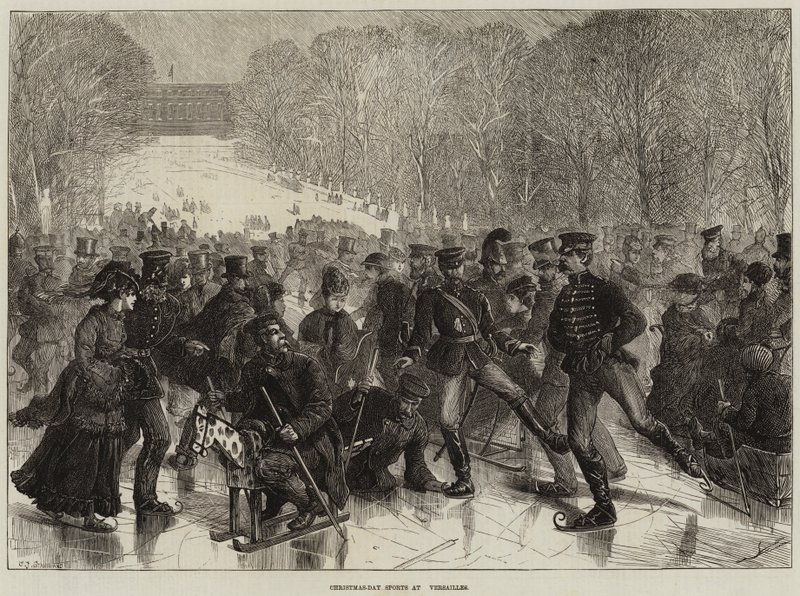 Giochi di Natale a Versailles da Charles J. Staniland