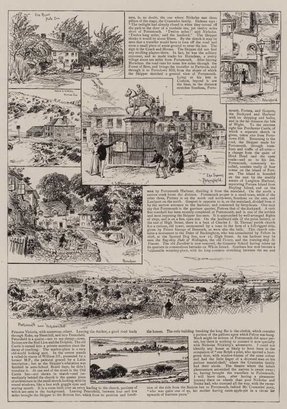 A Portsmouth con Nicholas Nickleby e Smike da Charles J. Staniland