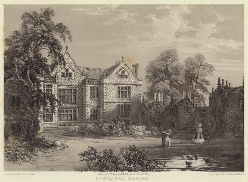 Dorfold Hall, Cheshire da Charles James Richardson