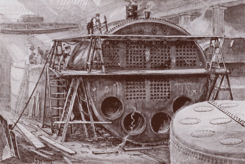 Costruzione delle caldaie da Charles John de (after) Lacy
