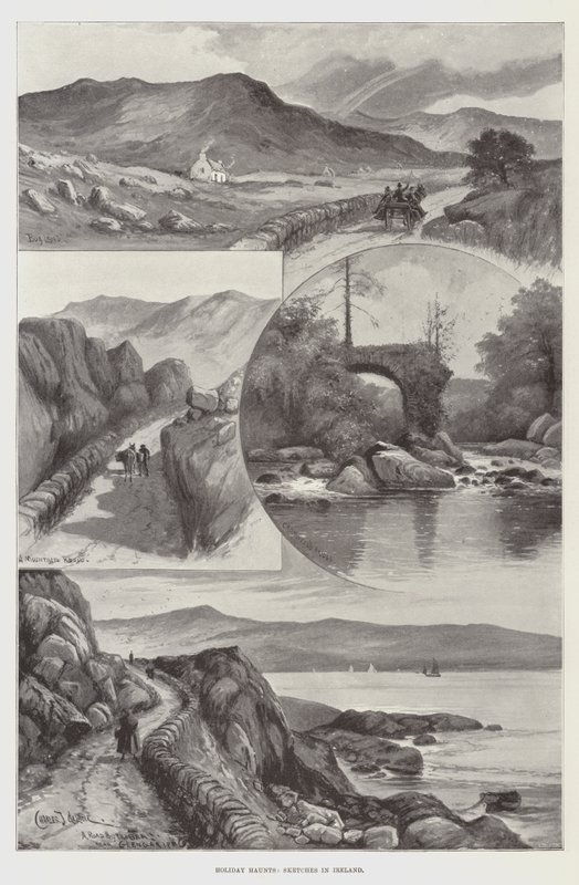 Luoghi di Vacanza, Schizzi in Irlanda da Charles John de Lacy