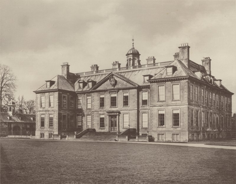 Belton House, Grantham, la facciata d