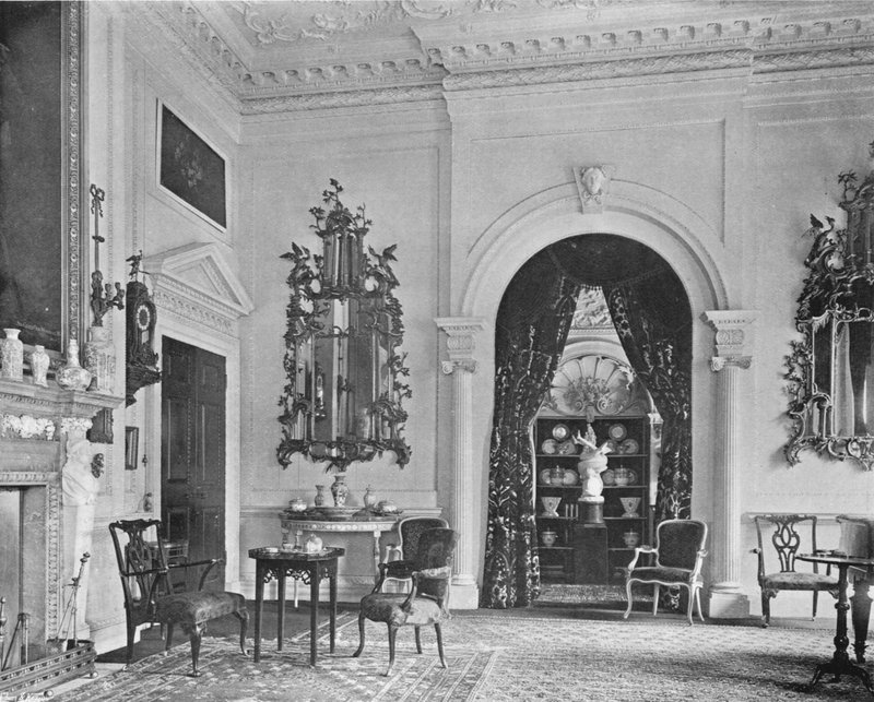 Specchi Chippendale - Salotto bianco da Charles Latham