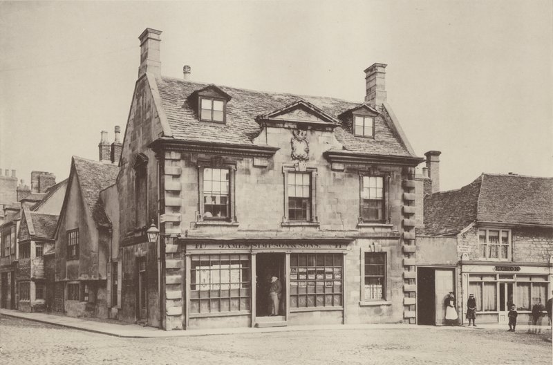 Case a Stamford, Lincolnshire, Market Place da Charles Latham