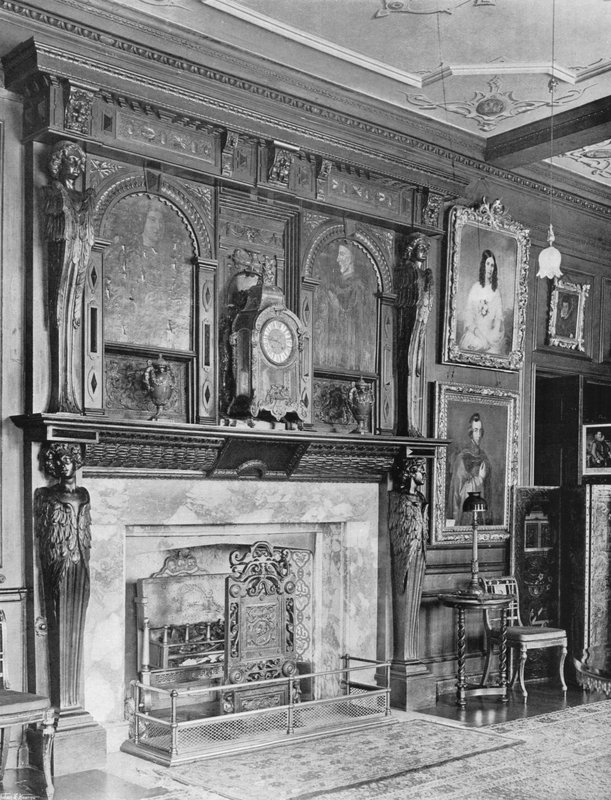 Nella sala di disegno in quercia da Charles Latham