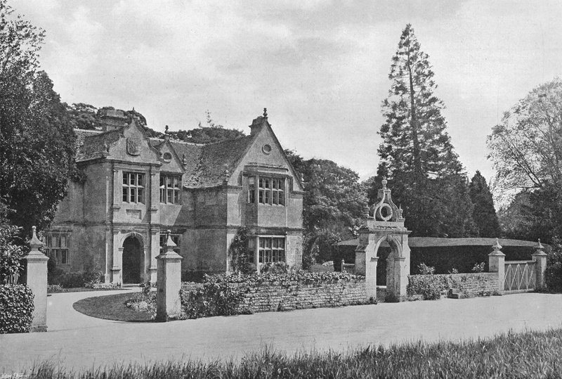 Stibbington Hall da ovest da Charles Latham