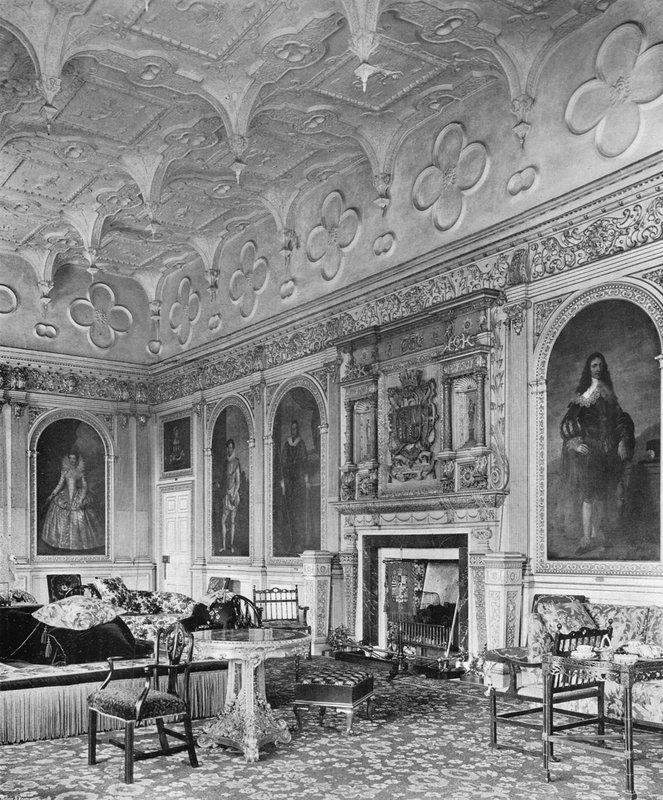 Il Salotto, mostrando il Soffitto dei Pesci da Charles Latham
