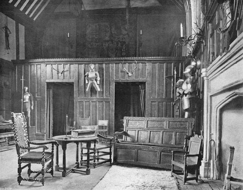La galleria nella sala da Charles Latham
