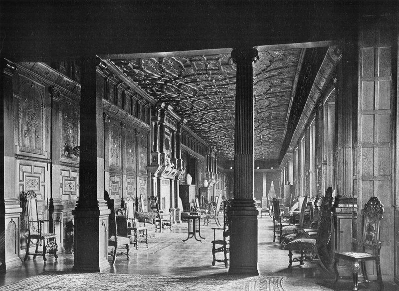 La Galleria Lunga, vista verso Est da Charles Latham