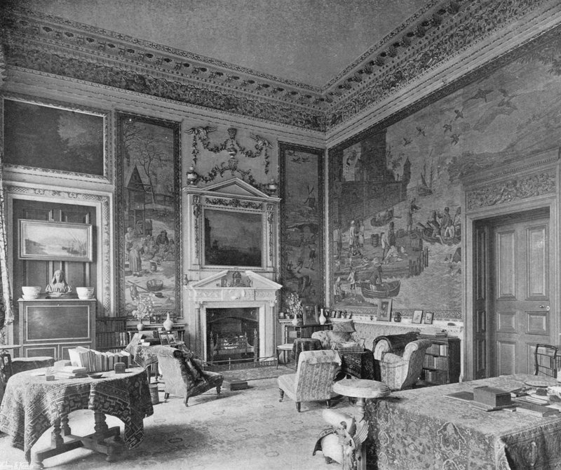 La Sala degli Arazzi da Charles Latham