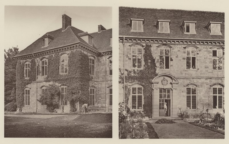 Wolvesey House, Winchester, Parti delle Facciate Nord e Sud da Charles Latham