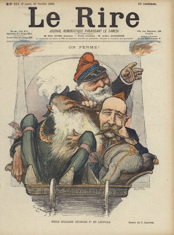 Illustrazione per Le Rire da Charles Leandre