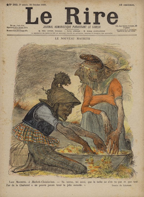 Illustrazione per Le Rire da Charles Leandre