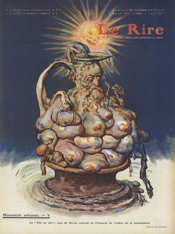 Illustrazione per Le Rire da Charles Leandre