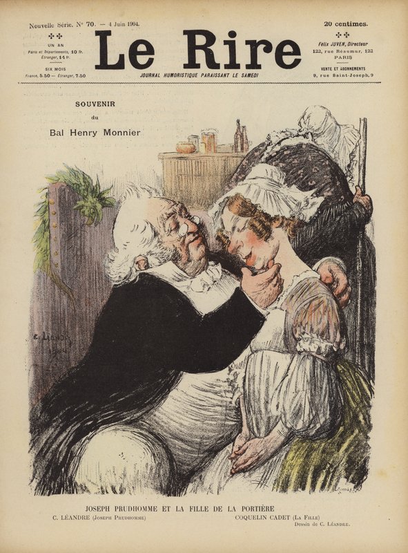 Illustrazione per Le Rire da Charles Leandre