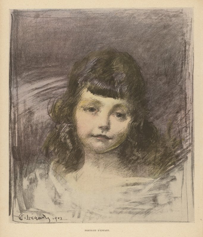 Ritratto di un bambino da Charles Leandre