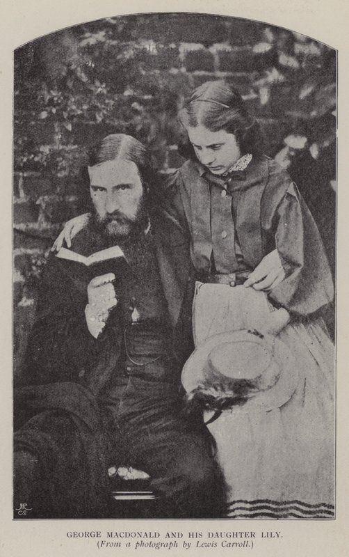 George Macdonald e sua figlia Lily da Charles Lutwidge Dodgson