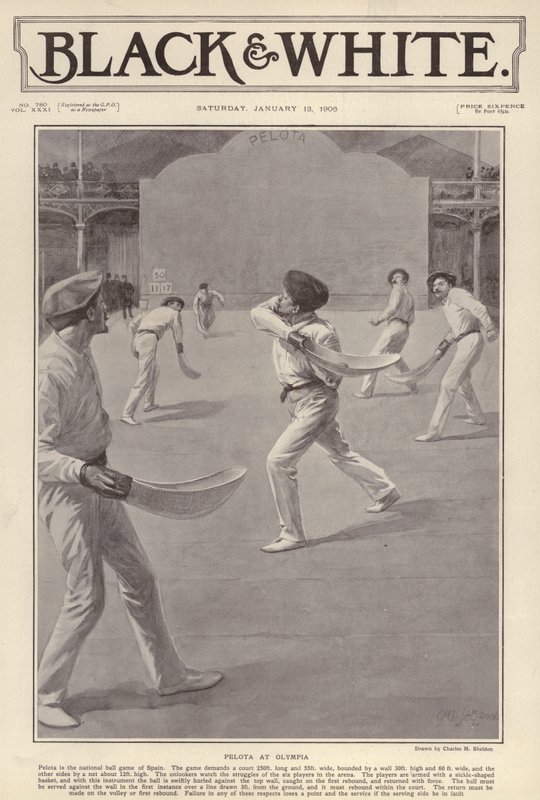 Lo sport basco della pelota giocato all