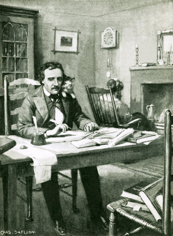 Poe al lavoro sotto l