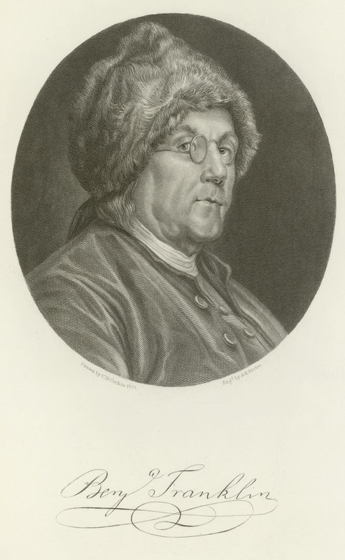 Benjamin Franklin da Charles Nicolas II Cochin