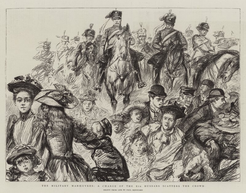 Le manovre militari, una carica dell
