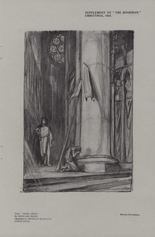 Scena nella Cattedrale di Reims da Santa Giovanna da Charles Ricketts