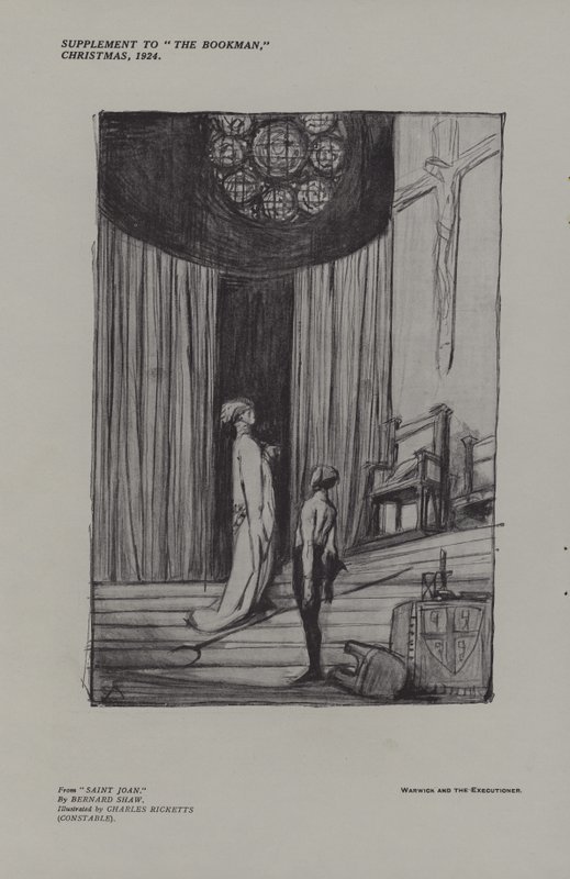 Warwick e il boia da Santa Giovanna da Charles Ricketts