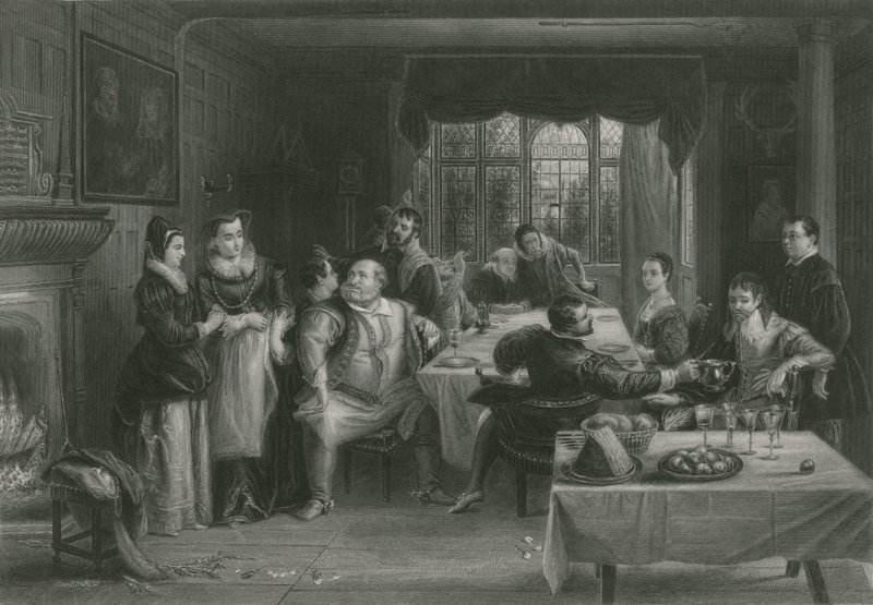 Falstaff e i suoi amici, Le allegre comari di Windsor da Charles Robert Leslie