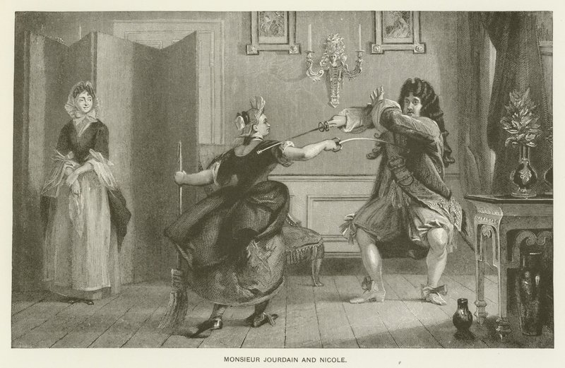 Monsieur Jourdain e Nicole da Charles Robert Leslie