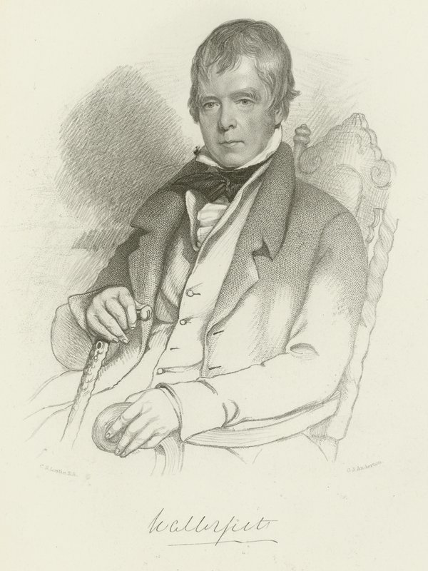 Sir Walter Scott da Charles Robert Leslie