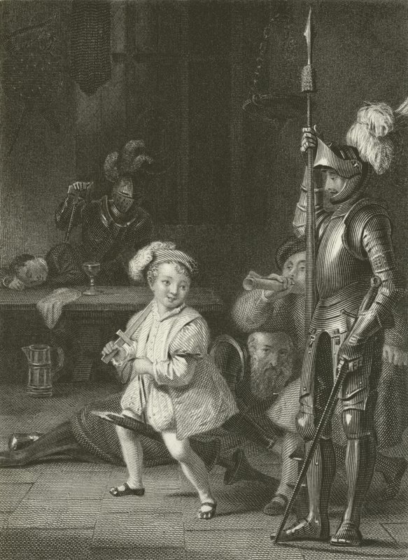 La sala del castello da Charles Robert Leslie