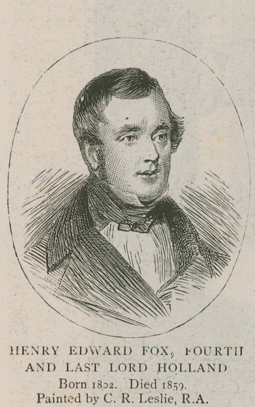 Il ritratto di famiglia - la biblioteca di Holland House da Charles Robert Leslie