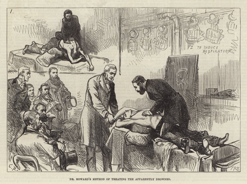 Il metodo del Dr. Howard per trattare gli apparentemente annegati da Sir John Charles Robinson