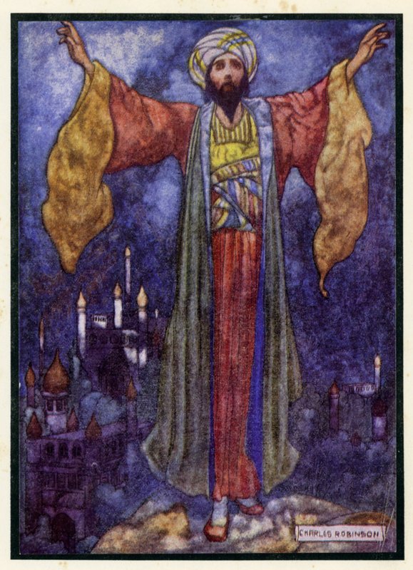 Illustrazione per Il Rubaiyat di Omar Khayyam da Charles Robinson