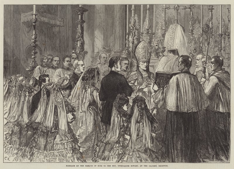 Matrimonio del marchese di Bute con l