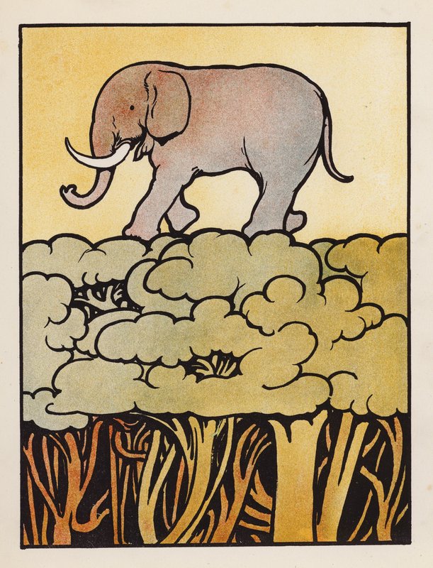 Assurdità: Elefante che attraversa il bosco da Charles Robinson