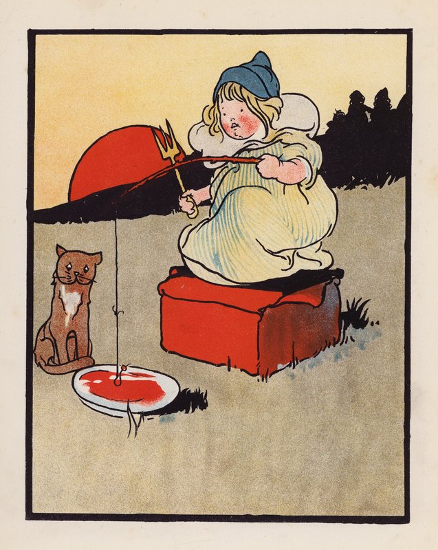 Nonsense: Bambino che pesca in un piatto da Charles Robinson
