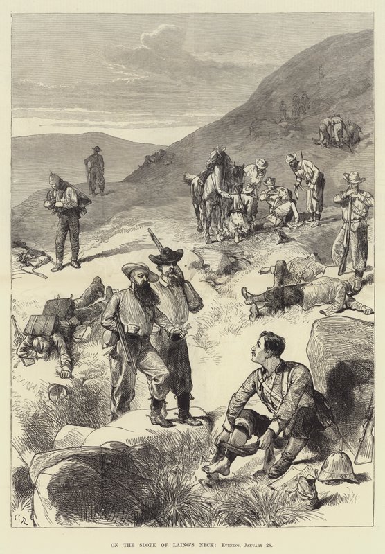 Sul pendio del collo di Laing, sera, 28 gennaio da Sir John Charles Robinson