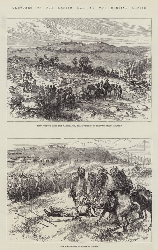 Schizzi della Guerra dei Kaffir da Sir John Charles Robinson