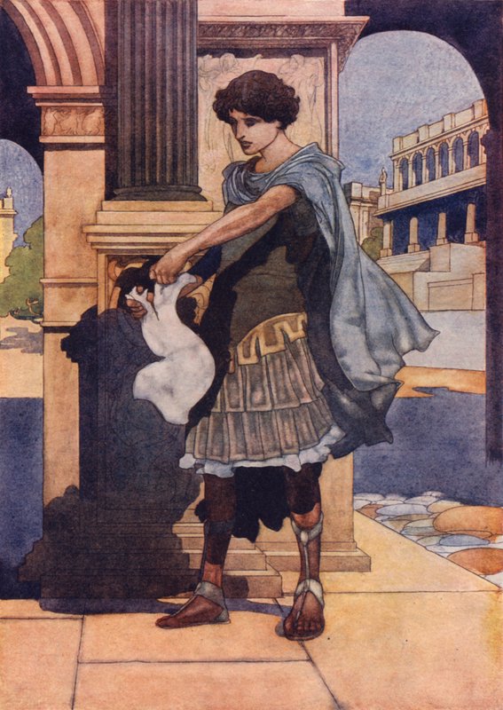 San Giorgio strappa il documento a pezzi da Charles Robinson