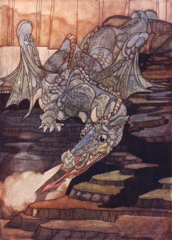 Il drago ucciso da San Giorgio da Charles Robinson
