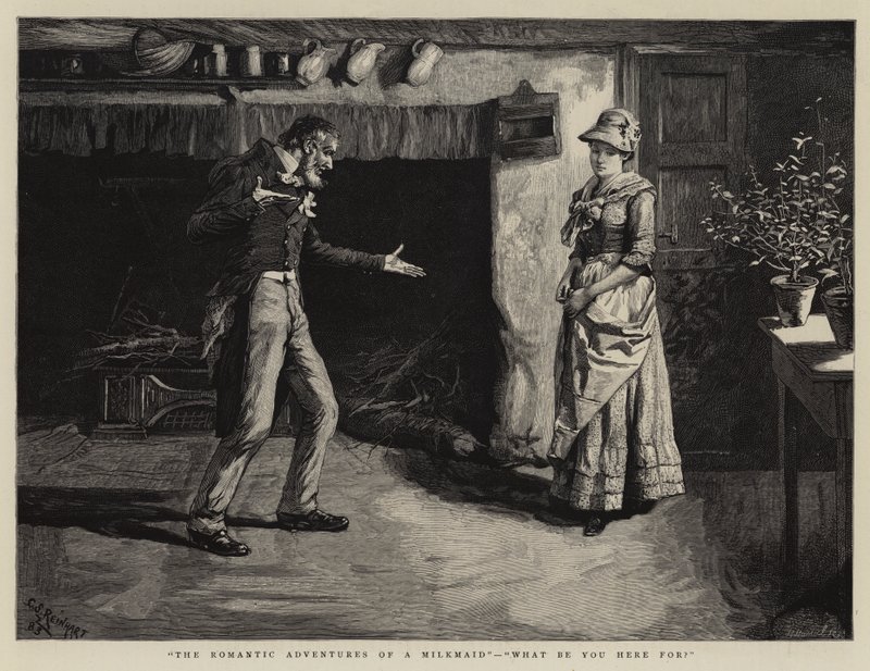 Le avventure romantiche di una lattaia, Cosa ci fai qui da Charles Stanley Reinhart
