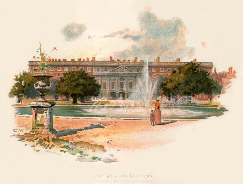 Hampton Court, fronte est da Charles Wilkinson