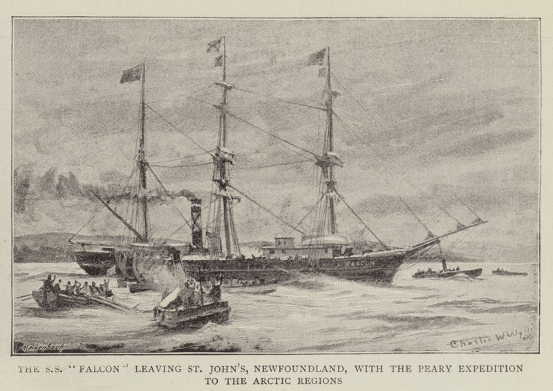 La SS Falcon lascia St John