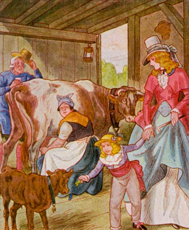 Visita alla stalla da Christophe (1856 1945)