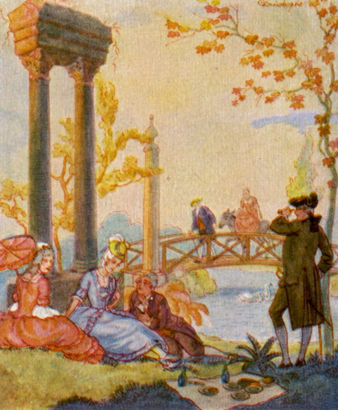 Parco con Rovine da Christophe (1856 1945)